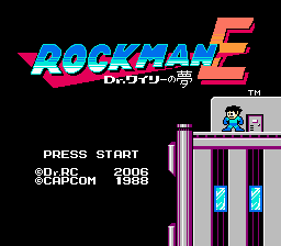 Rockman E Title Screen